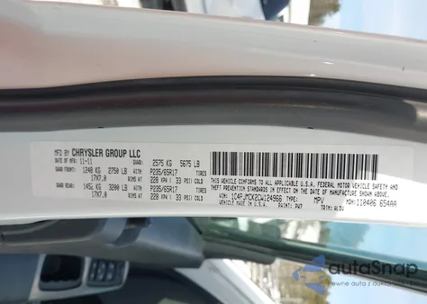 2012 Jeep Liberty Limited Edition z USA, uszkodzony, nr VIN 1C4PJMCK2CW124966